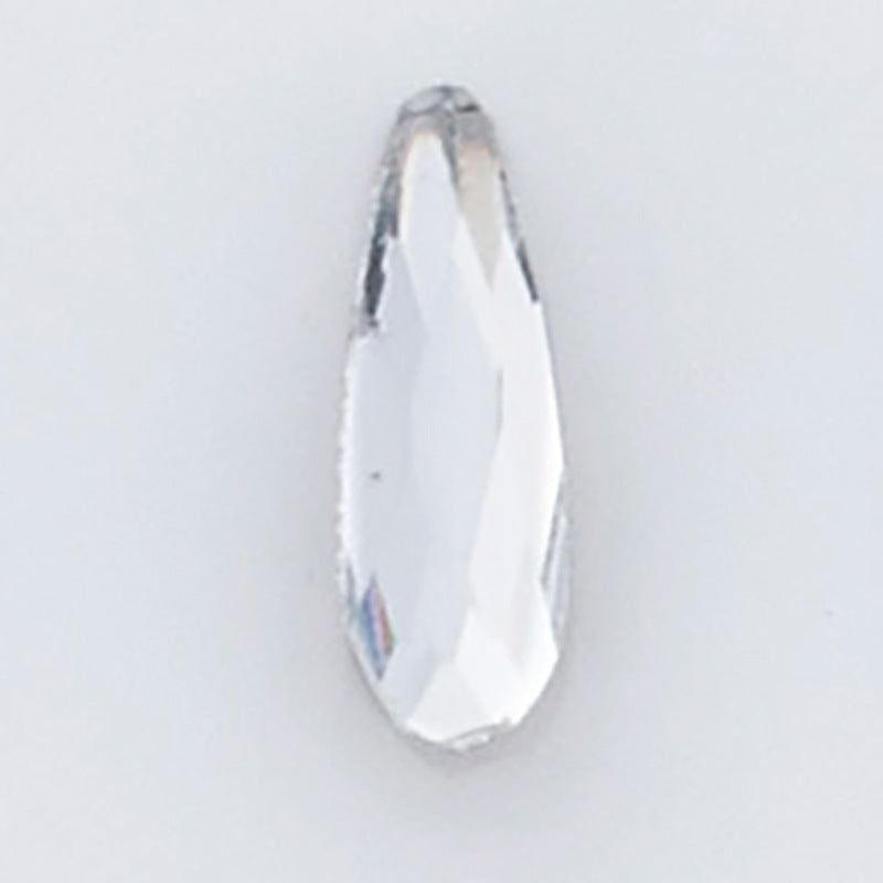 1096301 Nail Formula Flat Base 2*6mm Pear Diamond 100pcs