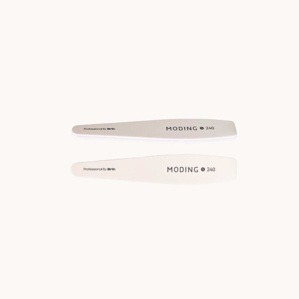 MODING FS soft-core 240 grit bat-shaped zebra nail file for ultra-fine smoothing and finishing