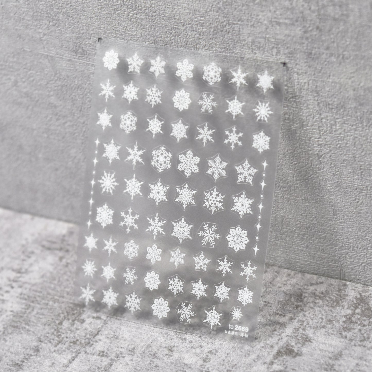 TOMONI White Snowflake