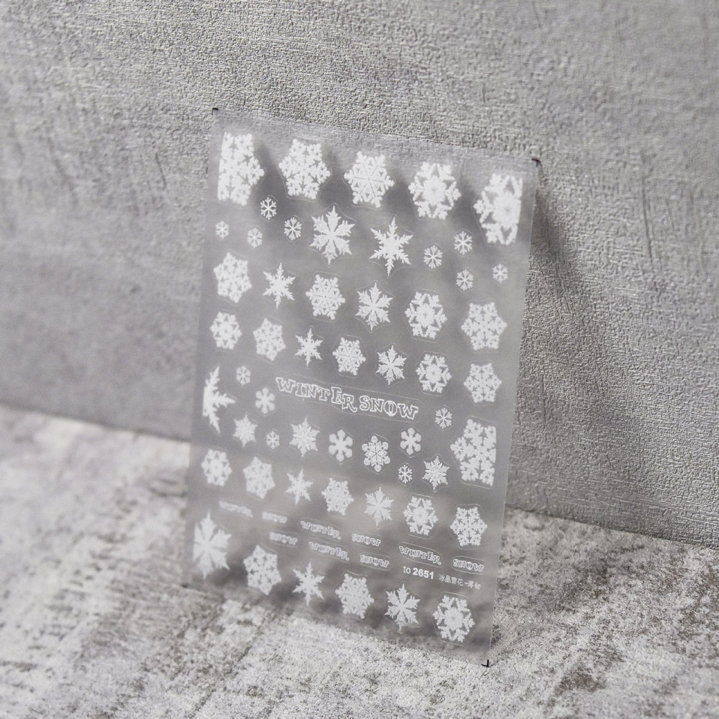 TOMONI White Snowflake