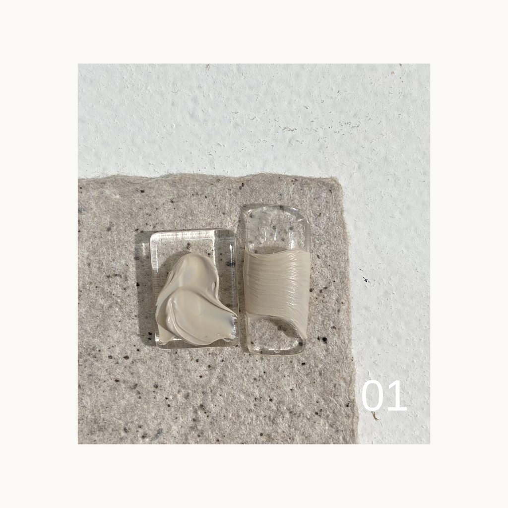 Shade 01 soft taupe solid texture art gel for oil-painting and textured nail designs