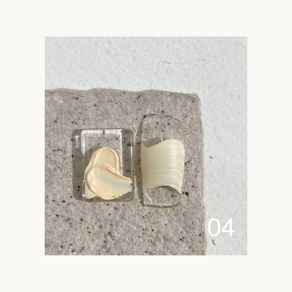 Shade 04 vanilla cream solid gel ideal for soft texture and mold-filling nail art