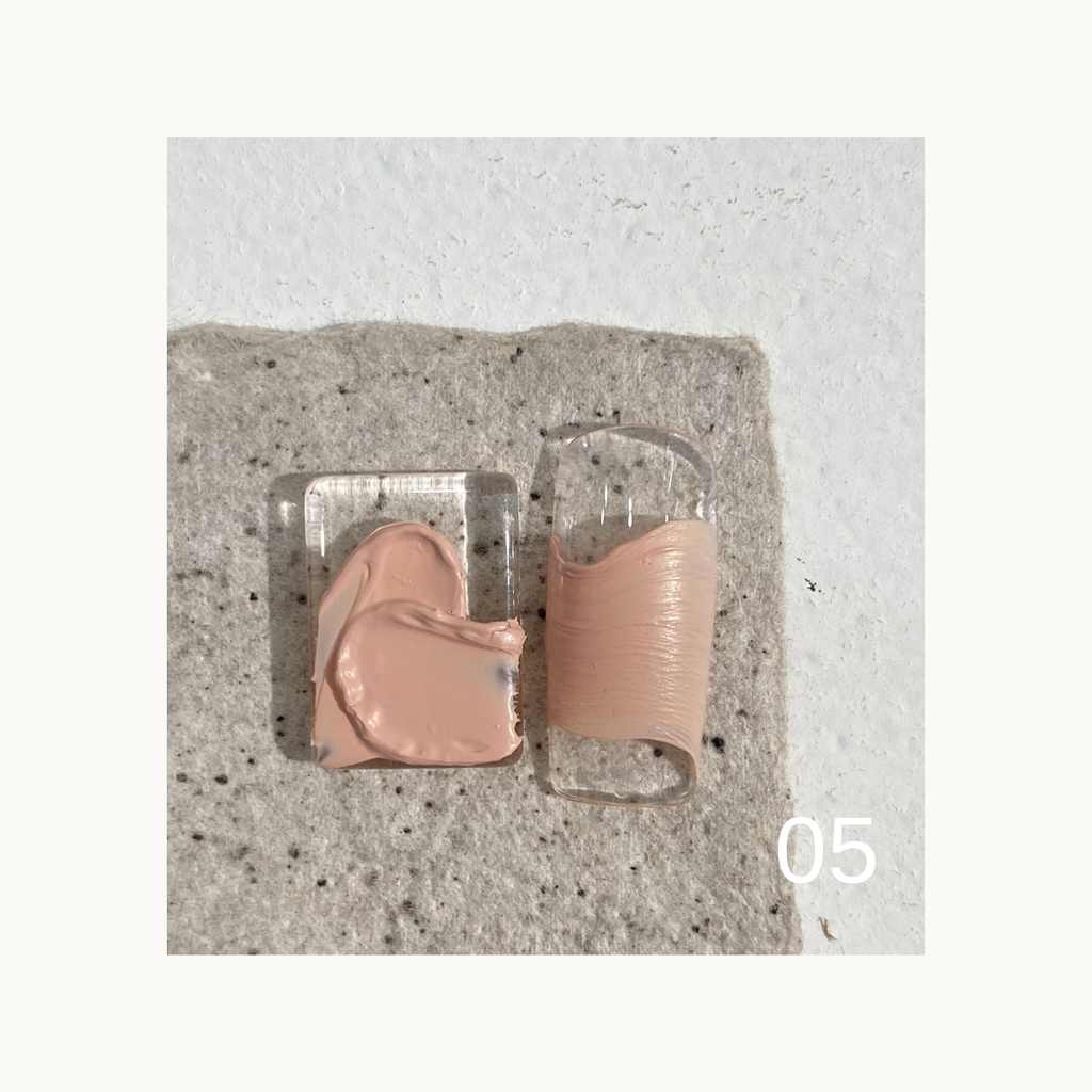 Shade 05 blush nude solid texture gel for delicate oil-painting nail designs