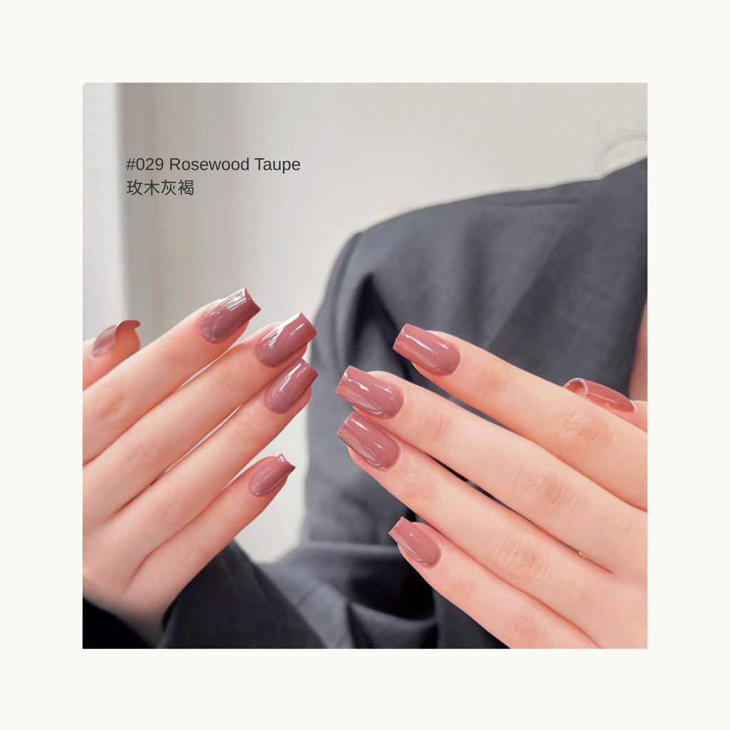 Rosewood taupe neutral gel polish O29 Rosewood Taupe – MODING Soft-Fur Letter Series