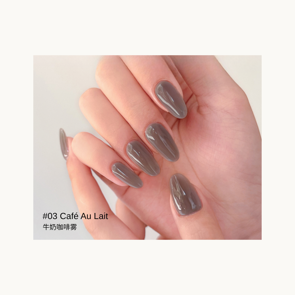 MODING 03 Café Au Lait soft latte nude gel polish