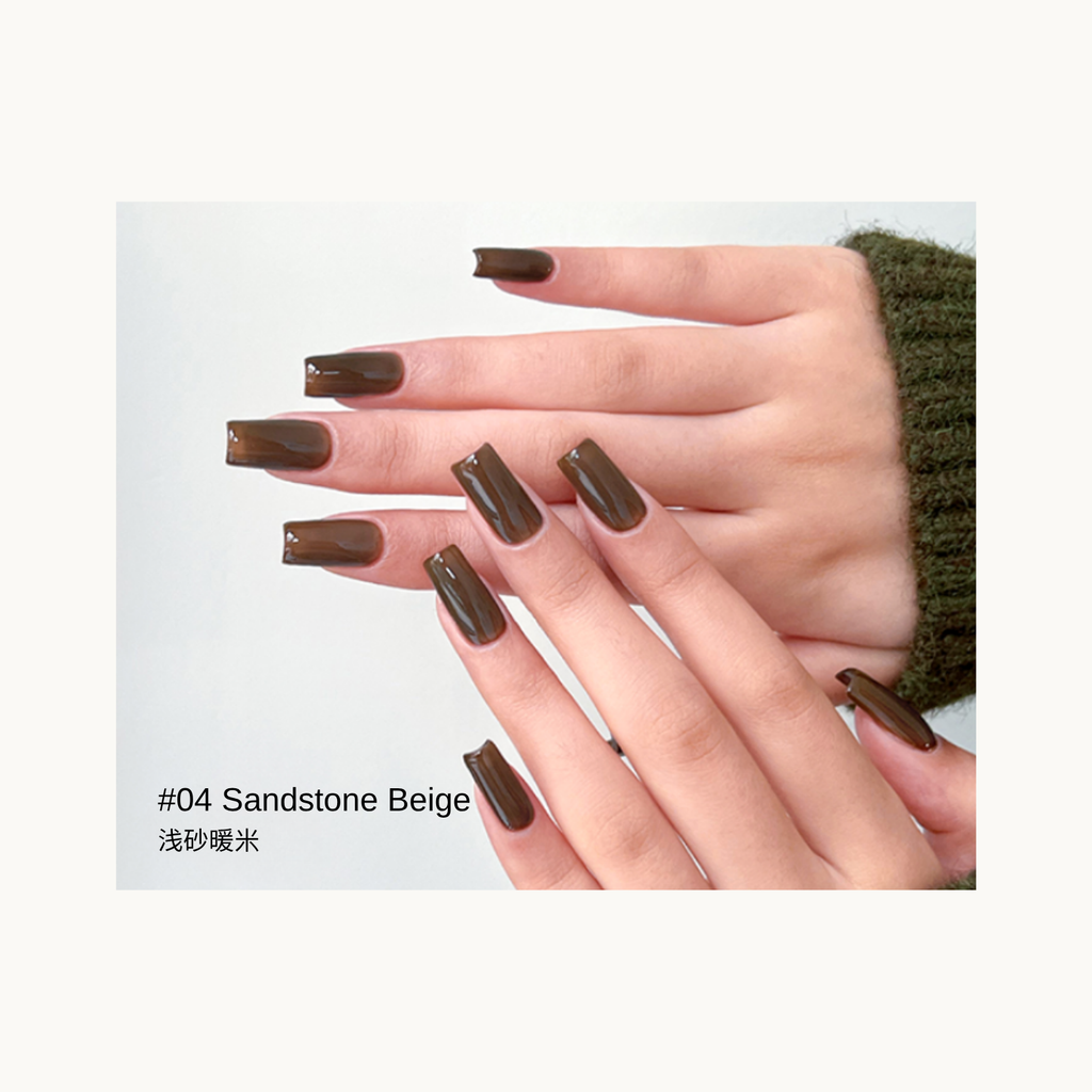 MODING 04 Sandstone Beige semi-sheer warm neutral gel