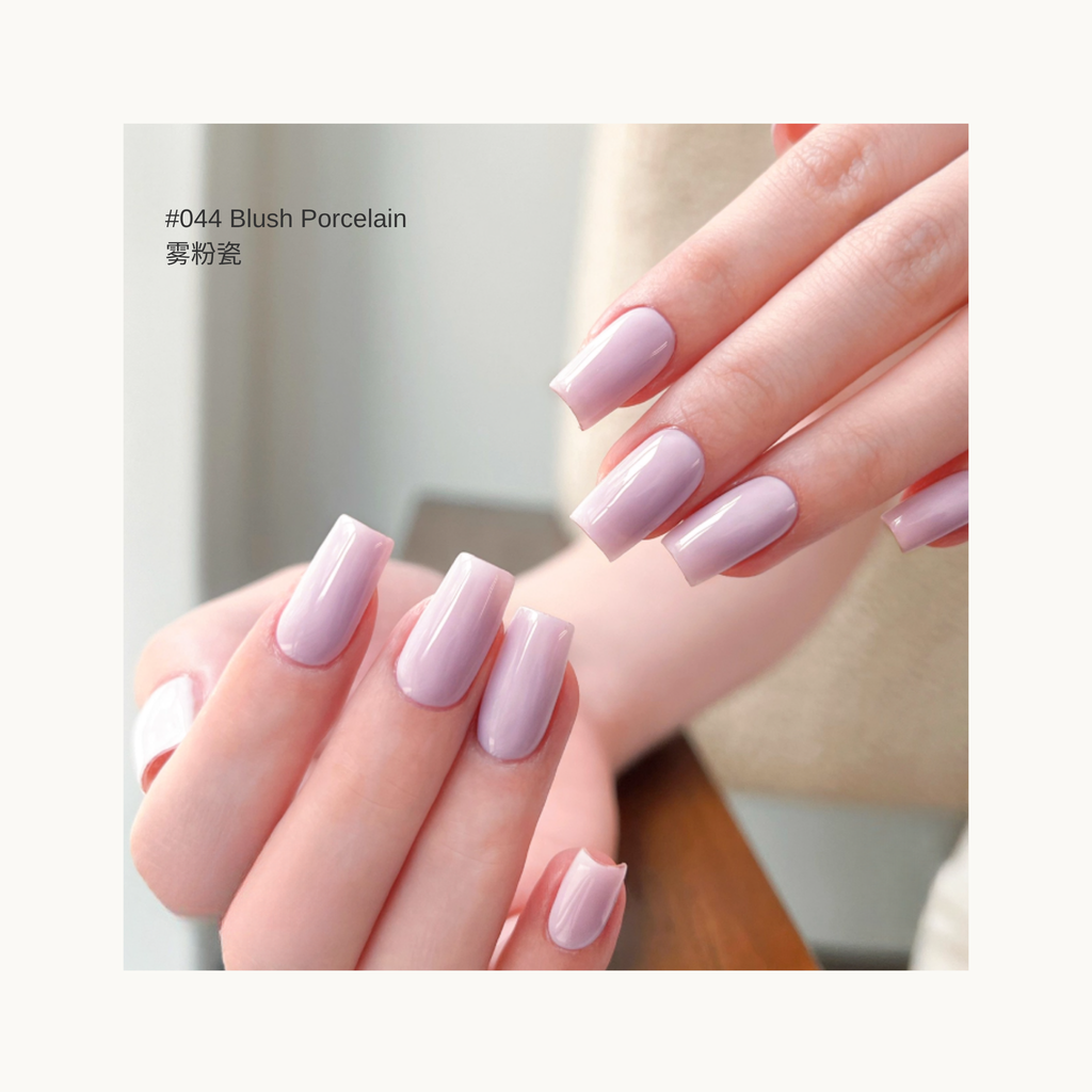 Petal Veil O44 delicate petal pink gel nail polish swatch