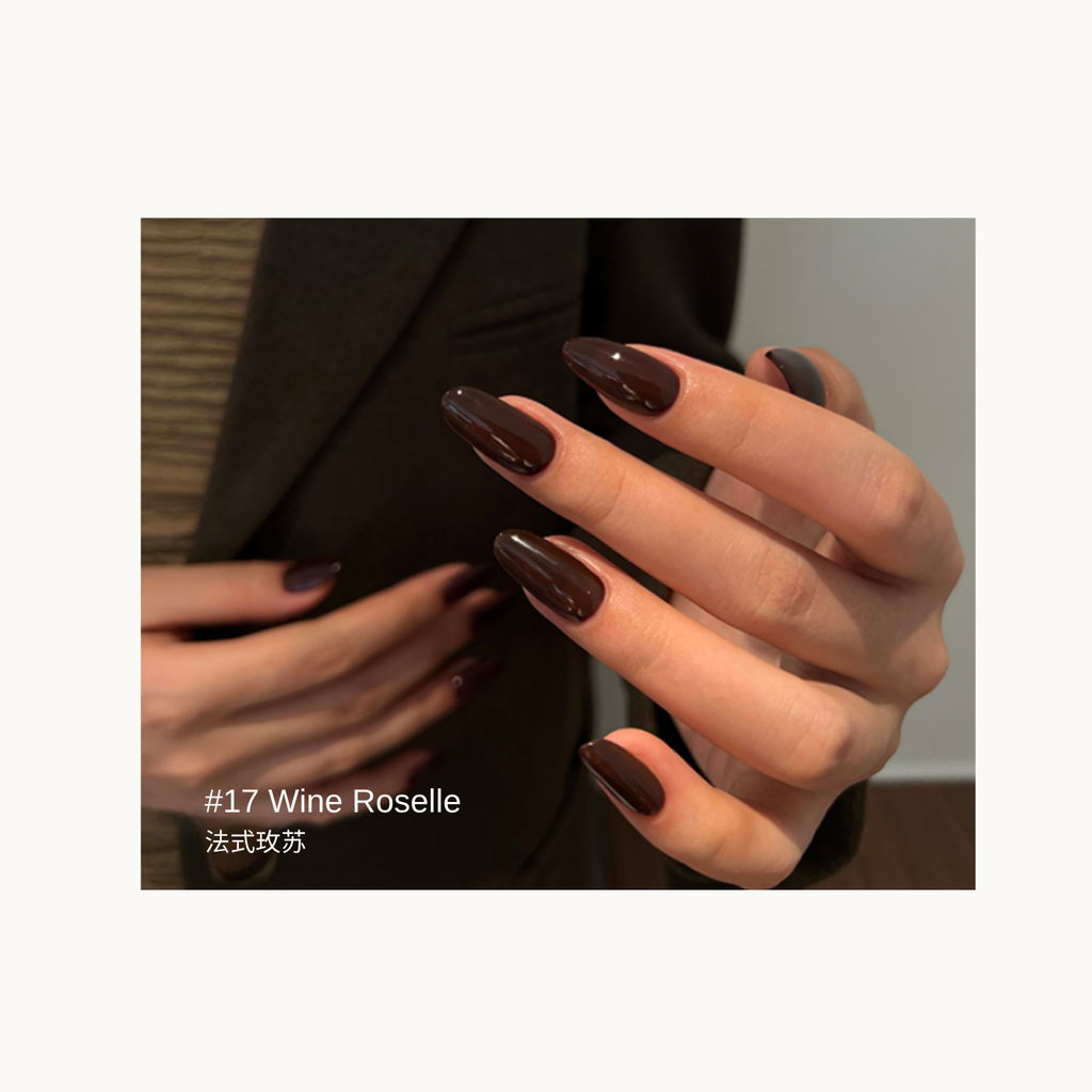 MODING 17 Wine Roselle deep roselle-red gel