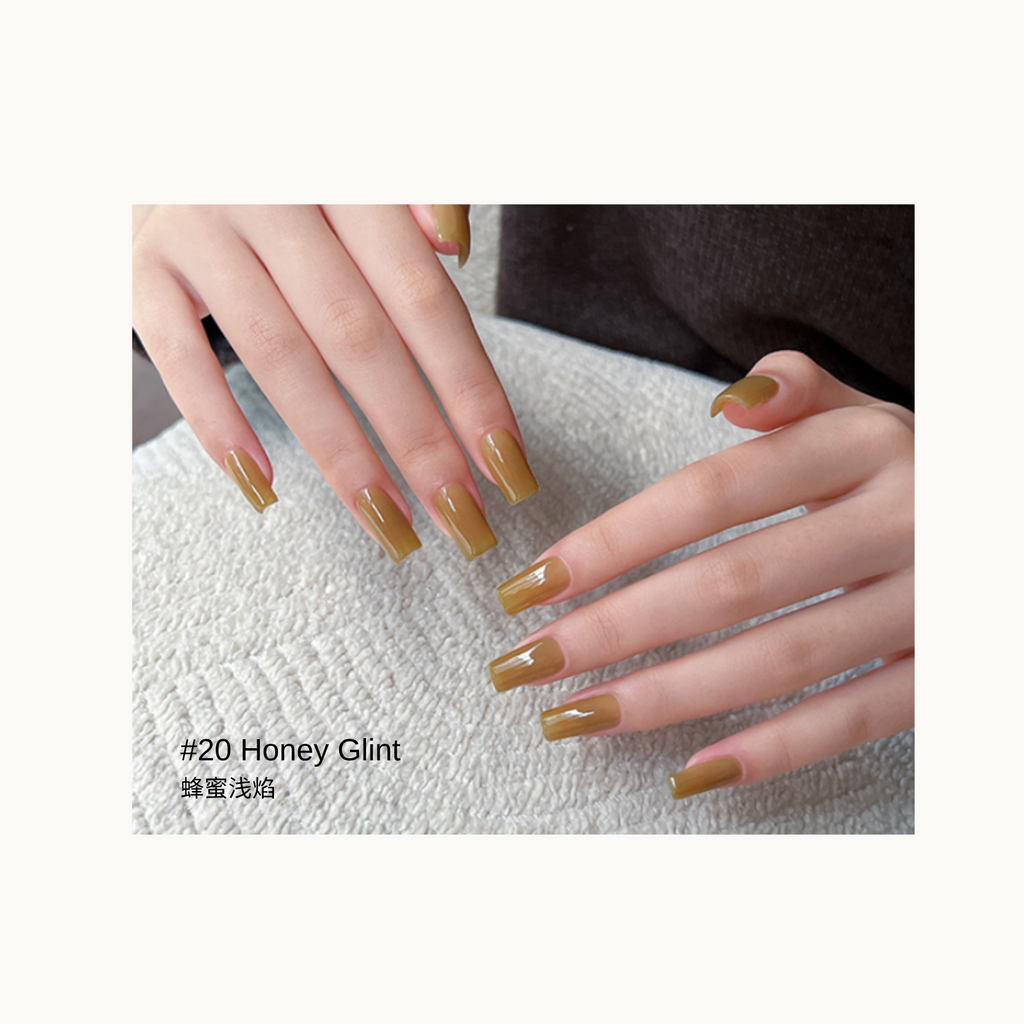 MODING 20 Honey Glint warm honey nude-gold gel