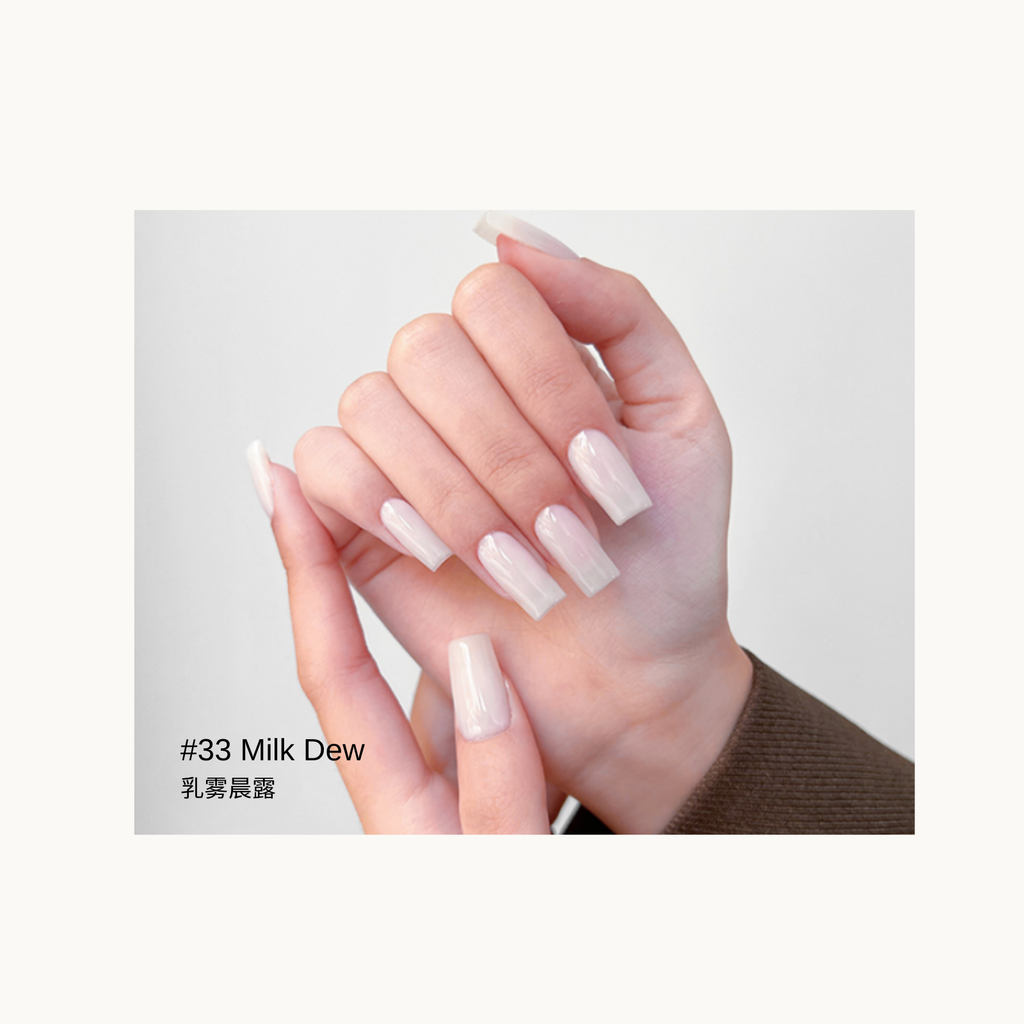 MODING 33 Milk Dew milky white translucent gel