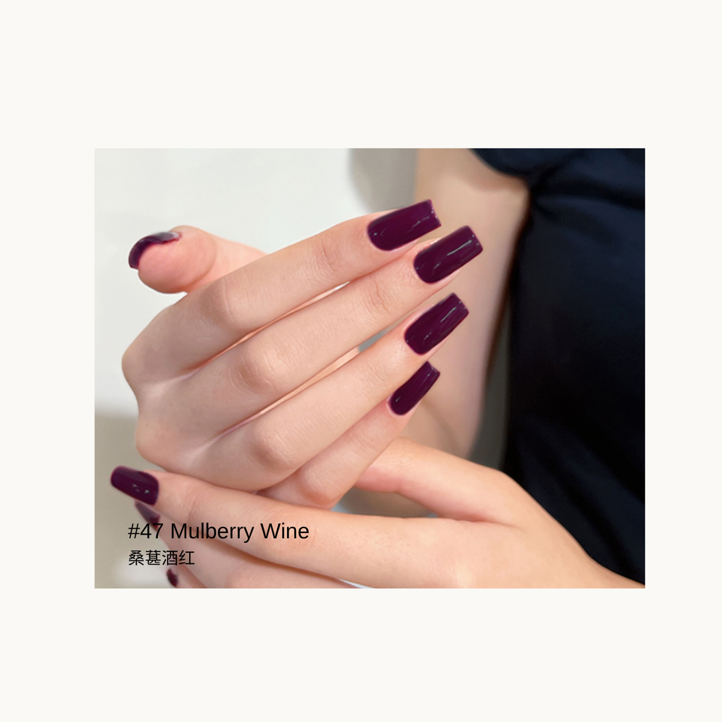 MODING 47 Mulberry Wine deep purple-wine gel