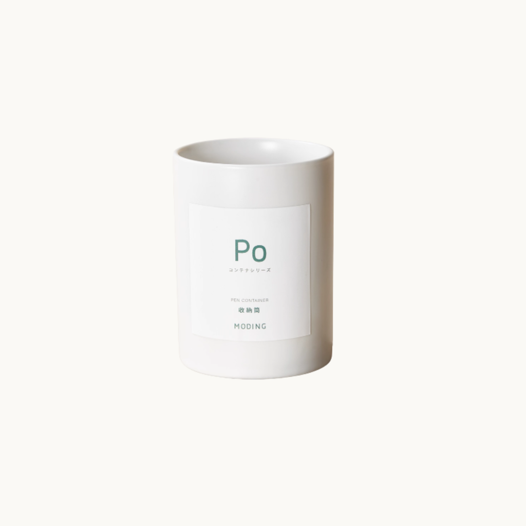 MODING Pc large white pen container for nail brushes and salon tool organization