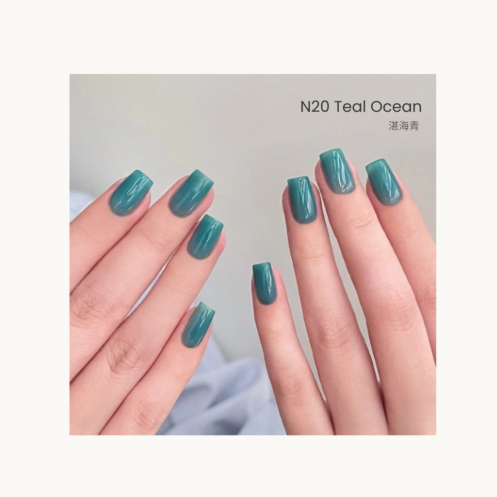 The HEMA-free,TPO-free,and TMPTA-free gel brand Moding South of France Vacation Collection Mid-tone warm shades of Moding nail gel, inspired by Mediterranean sunsets.
