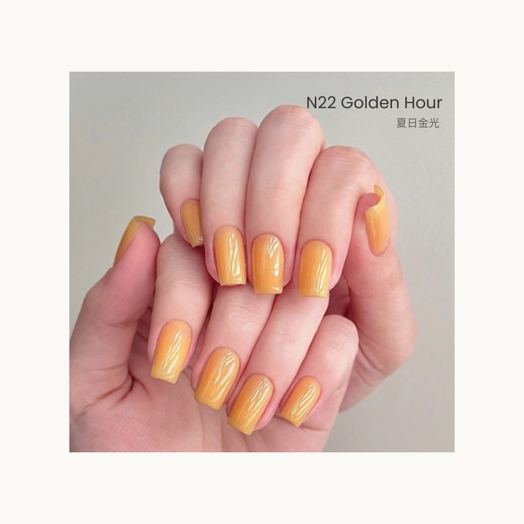 The HEMA-free,TPO-free,and TMPTA-free gel brand Moding South of France Vacation Collection Mid-tone warm shades of Moding nail gel, inspired by Mediterranean sunsets.