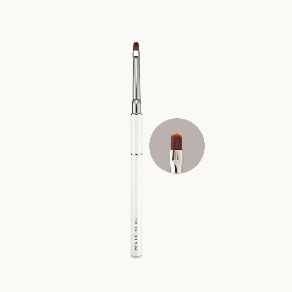 MODING S04 short round nail gel brush for professional gel application