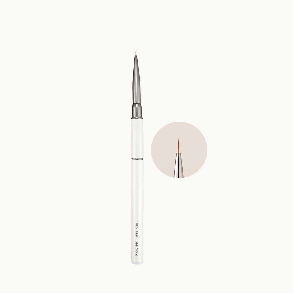 MODING S06 short liner nail gel brush for professional gel application