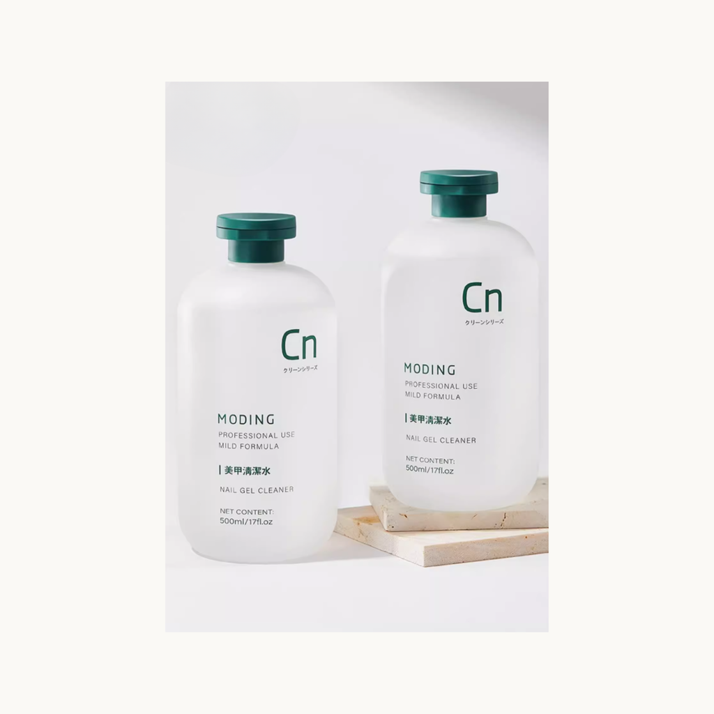Two bottles of MODING 500ml nail gel cleanser professional nail cleaning solution