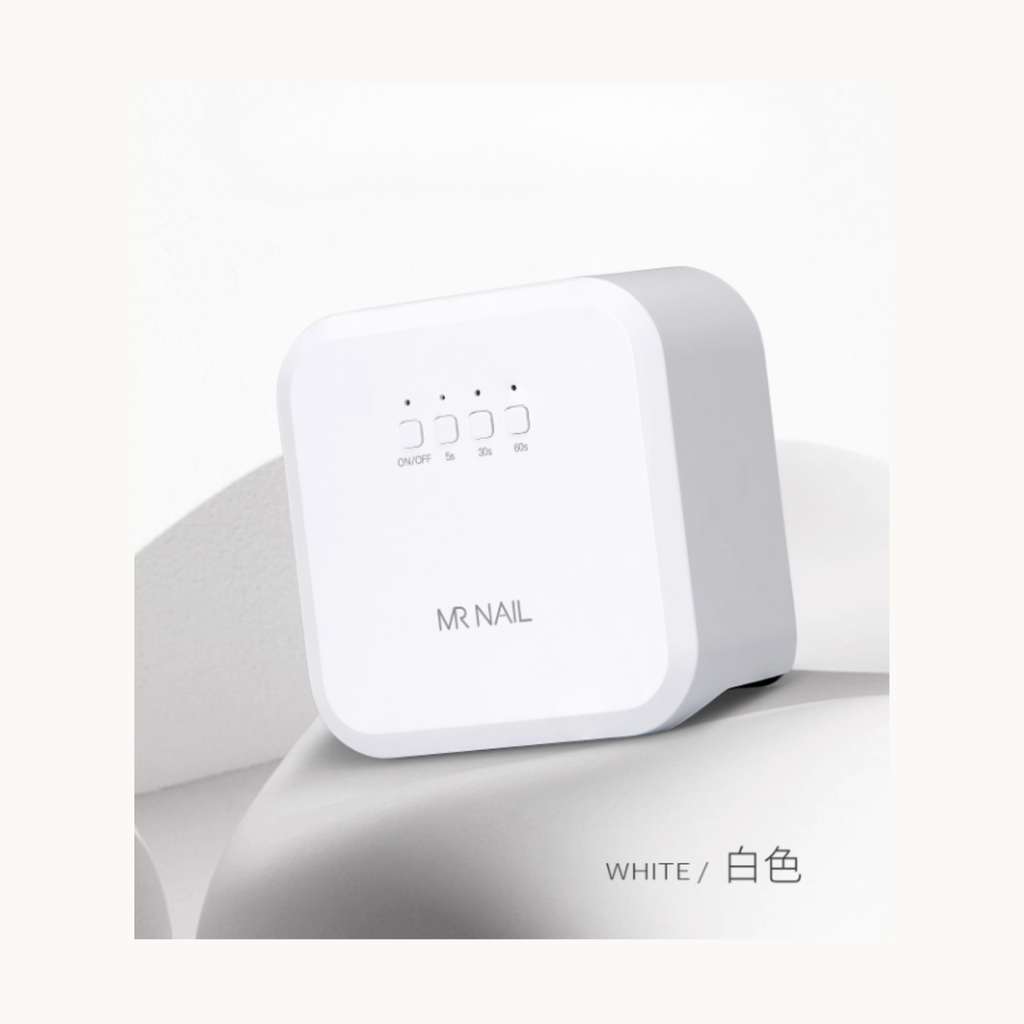 MR NAIL UV/LED nail lamp in pure white with 5s, 30s and 60s timer settings