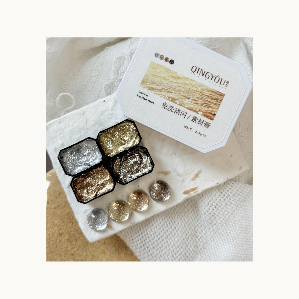 Demonstration of platinum gel applied on nail tips showing bright reflective sparkle and smooth coverage