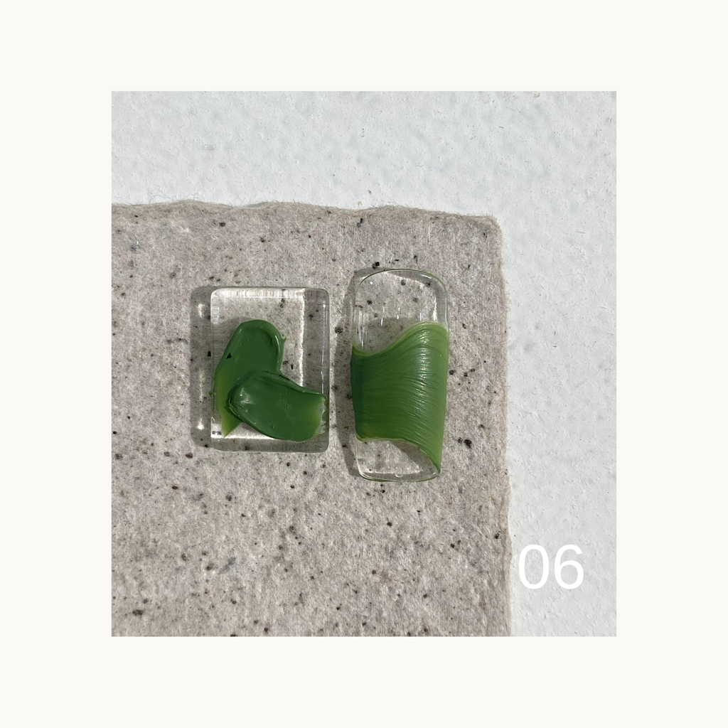 QINGYOU Monet Disc 06 Vintage Olive Green oil-texture gel for 3D artwork