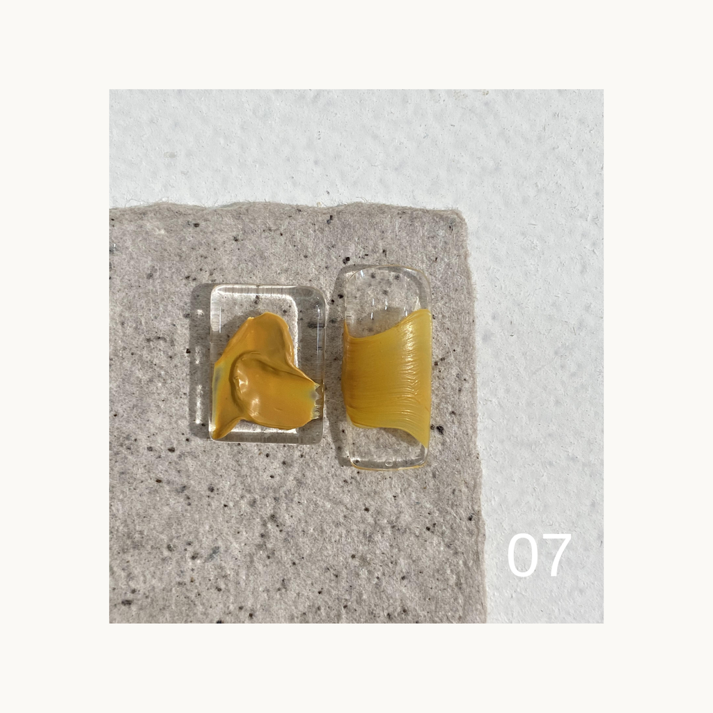 QINGYOU Monet Disc 07 Mustard Yellow oil painting gel for mold filling nail art