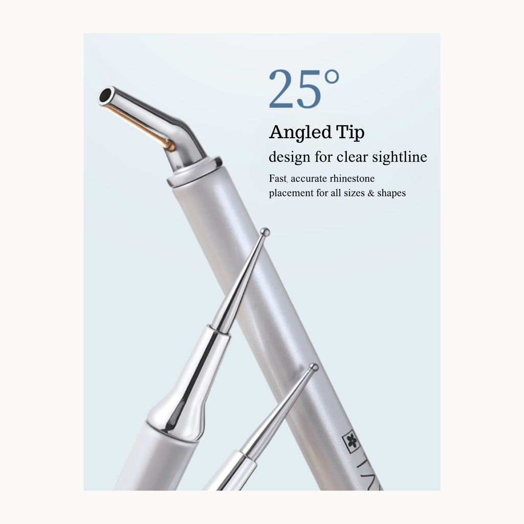 TAYE 25-degree angled nail rhinestone applicator for precise gem placement