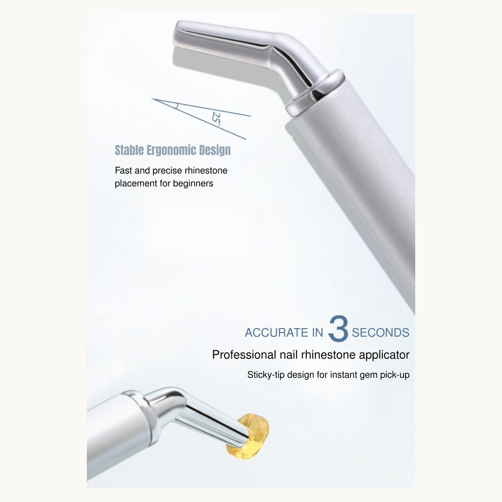 TAYE ergonomic rhinestone applicator providing fast and accurate 3-second gem placement