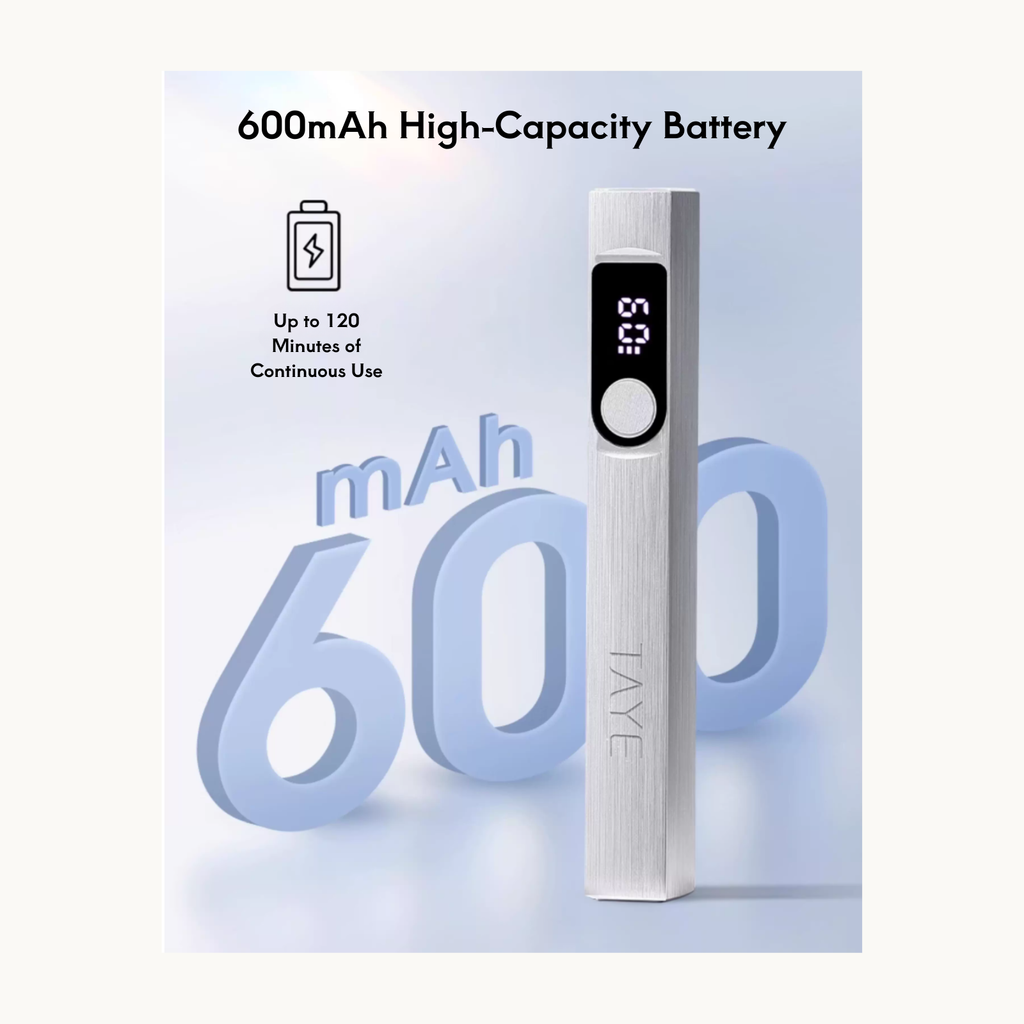 TAYE Hand Light 3.0 with 600mAh high-capacity battery offering up to 120 minutes of continuous nail curing use