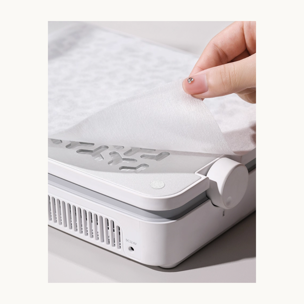 TAYE P079 high-quality non-woven filter paper replacement, safe and hygienic single-use nail dust filter sheet