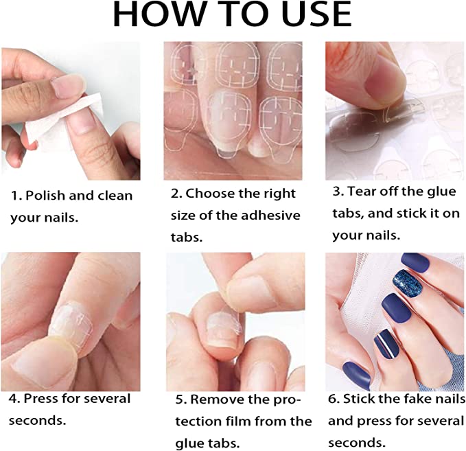 Press-On Tip Sticker