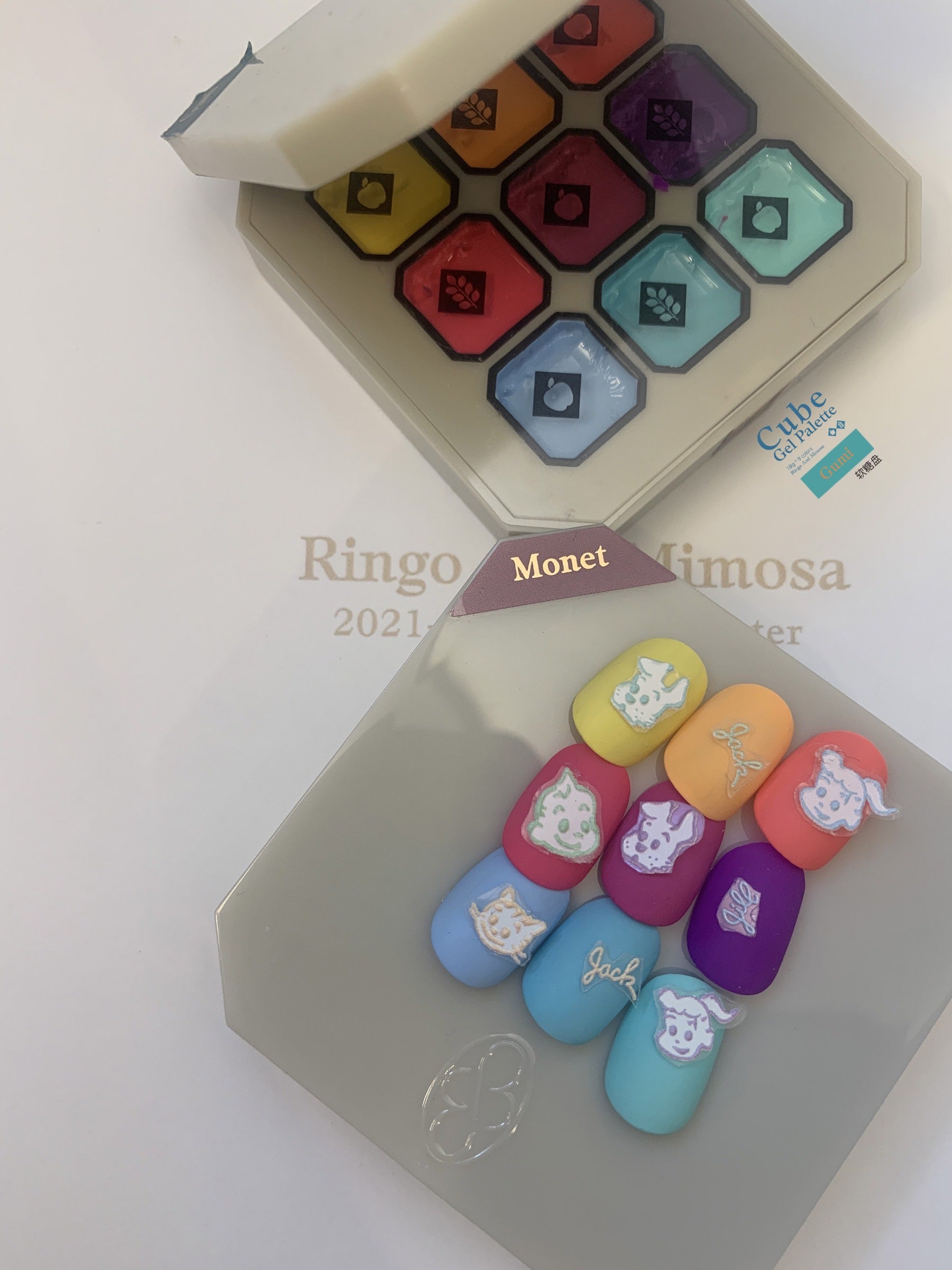 Ringo & Mimosa RM Cube 【Gumi】1g Each with Case – nail formula